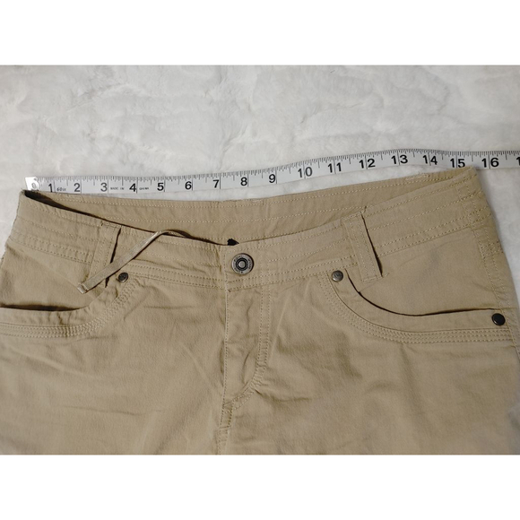 Women's KÜHL Beige Convertible Cotton Blend Stretchy Cargo Pants Size 8 - Picture 8 of 12